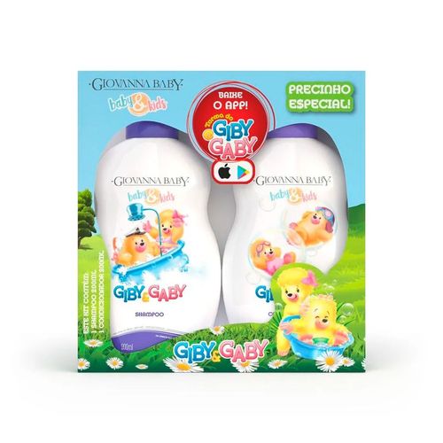Kit Infantil Giovanna Baby Giby Shampoo 200ml + Condicionador 200ml