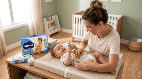 Fralda Babysec Ultrasec Galinha Pintadinha Tamanho M - 38 Uni
