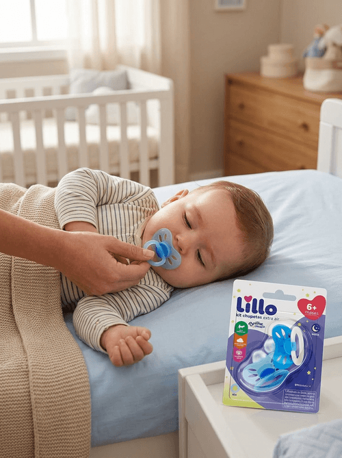 Chupeta Lillo Anatômica Extra Air Dia e Noite 6+ Meses 2 Unidades