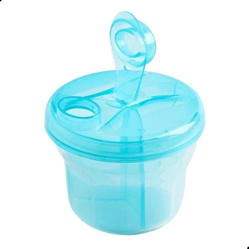 Pote para Leite em Pó Buba com Divisória Azul 300ml