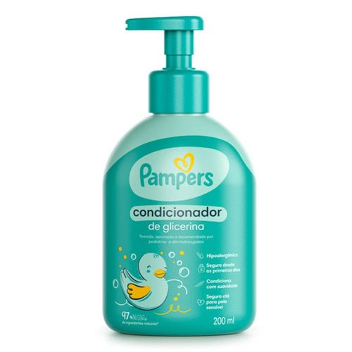 Condicionador Infantil Pampers Glicerina Hipoalergênico 200ml