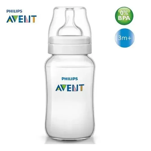 Mamadeira Philips Avent Anticólica Transparente 330ml