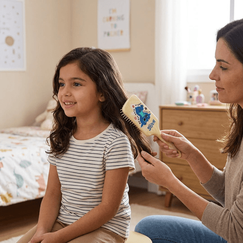 Escova de Cabelo Infantil Marco Boni Disney Stitch