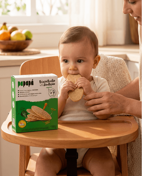 Biscoito para Fase da Dentição Papapá Vegetais 36g