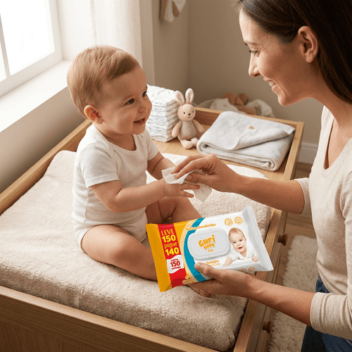 Lenço Umedecido Guri Baby Soft 150 Unidades