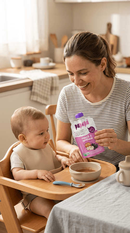 Papinha Orgânica Papapa Maçã Ameixa e Quinoa 100g