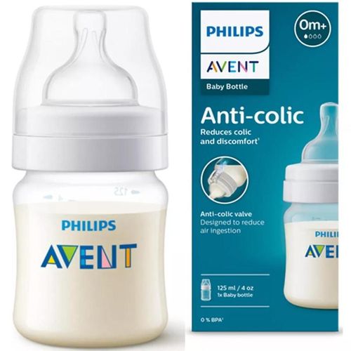 Mamadeira Philips Avent Anticólica Transparente 125ml