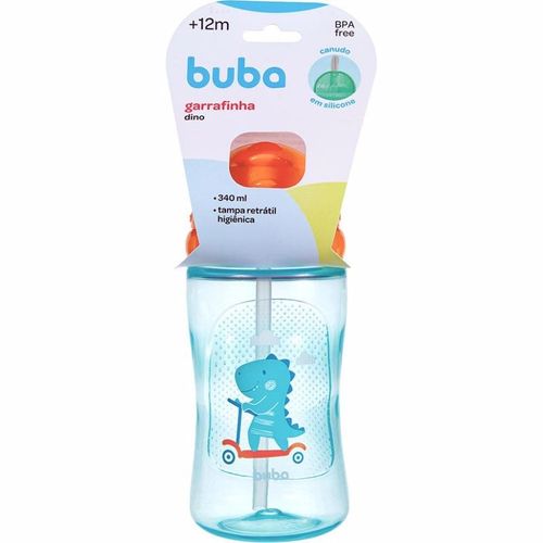 Garrafinha Infantil Buba Dino Azul 340ml