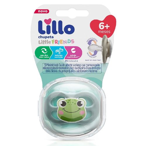 Chupeta Lillo Little Friends Azul 6+ Meses