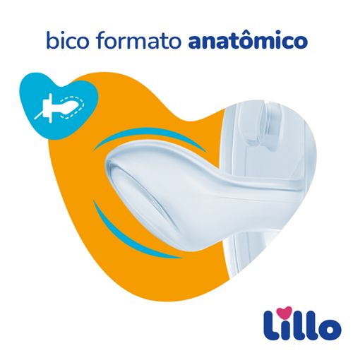 Chupeta Lillo Soft Divertida Silicone Ortodôntica Tamanho 1