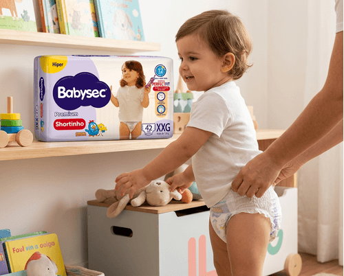 Fralda Babysec Shortinho Hiper XXG - 42 Uni