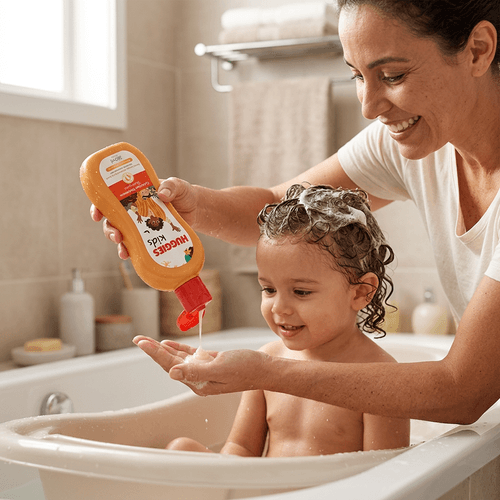 Shampoo Infantil Huggies Cachinhos Poderosos 360ml