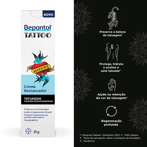 Creme Restaurador Bepantol Derma Tattoo 30g