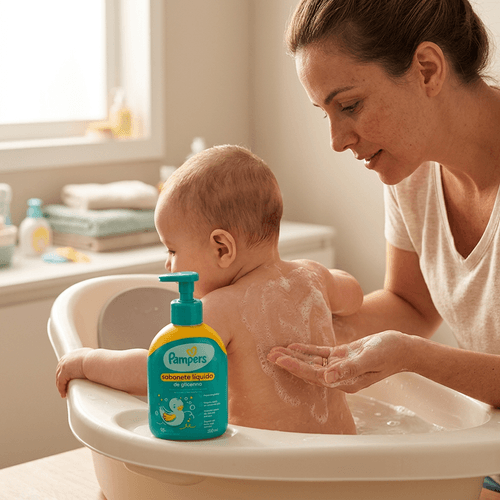 Sabonete Líquido Infantil Pampers Glicerina 200ml