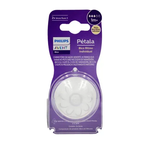 Bico para Mamadeira Philips Avent Pétala 3.0 2 Unidades