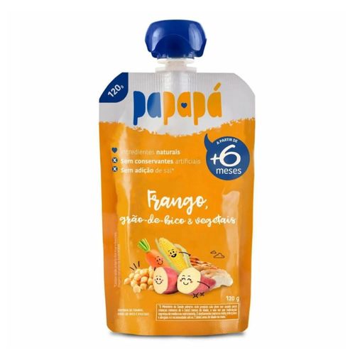 Papinha Infantil Papapa Frango Grão e Vegetais 120g