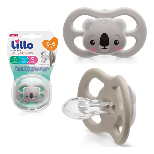 Chupeta Lillo Little Friends Brilha no Escuro 0-6 Meses