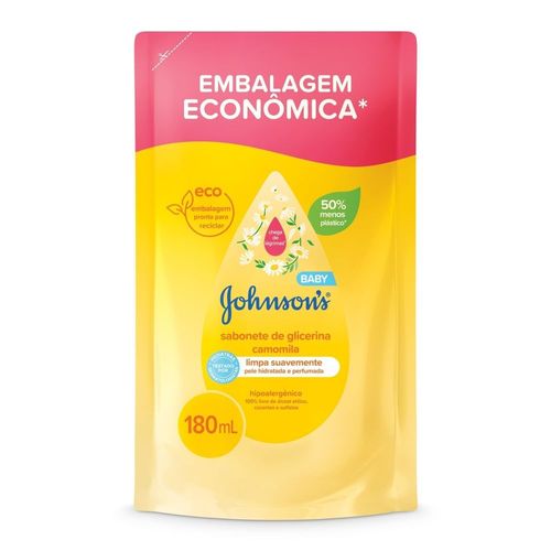 Sabonete Líquido Infantil Johnson's Baby Camomila 180ml