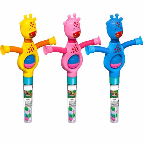 Brinquedo Bala Confeito Zen Toys Animais Estika e Volta 1 Unidade