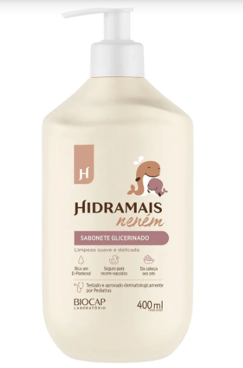 Sabonete Líquido Infantil Hidramais Neném Glicerinado 400ml