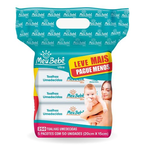 Lenço Umedecido Hygieline Meu Bebê Ultra 250 Unidades