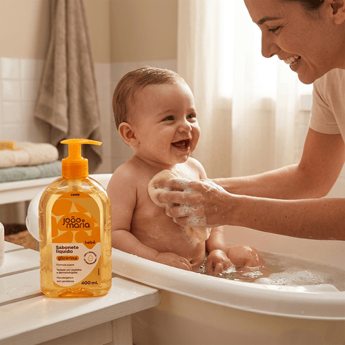 Sabonete Líquido Infantil Cimed João e Maria Glicerina 400ml