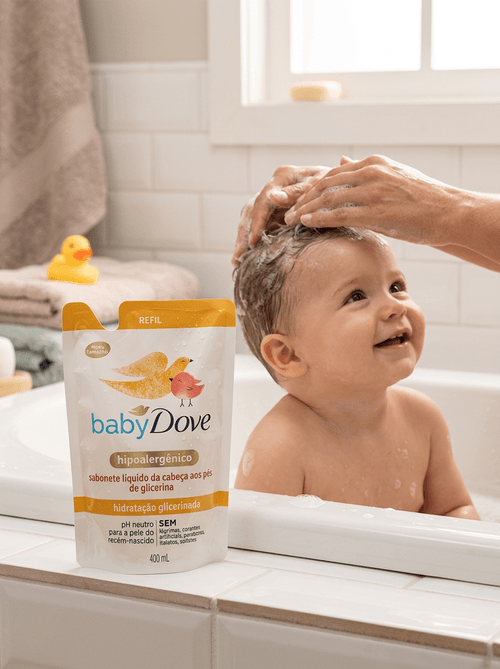 Sabonete Líquido Infantil Dove Baby Hidratação Glicerinada Refil 400ml
