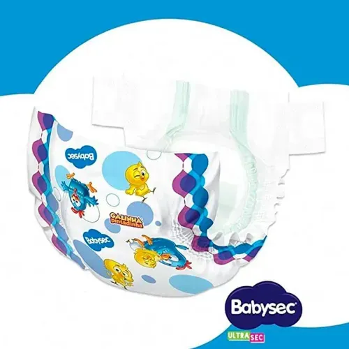 Fralda Infantil Babysec Ultrasec Galinha Pintadinha XXXG 42 Unidades