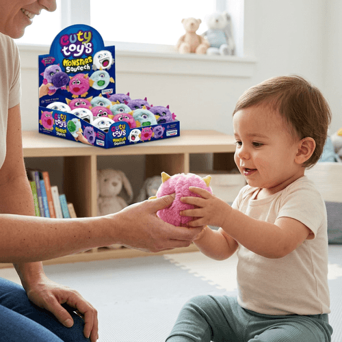 Brinquedo Sensorial Infantil Cuty Toys Squeech 1 Unidade