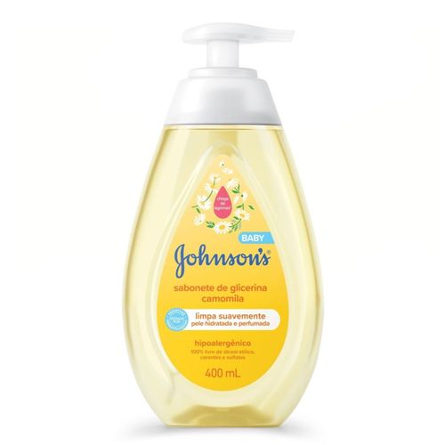 Sabonete Líquido Infantil Johnson's Baby Camomila 400ml