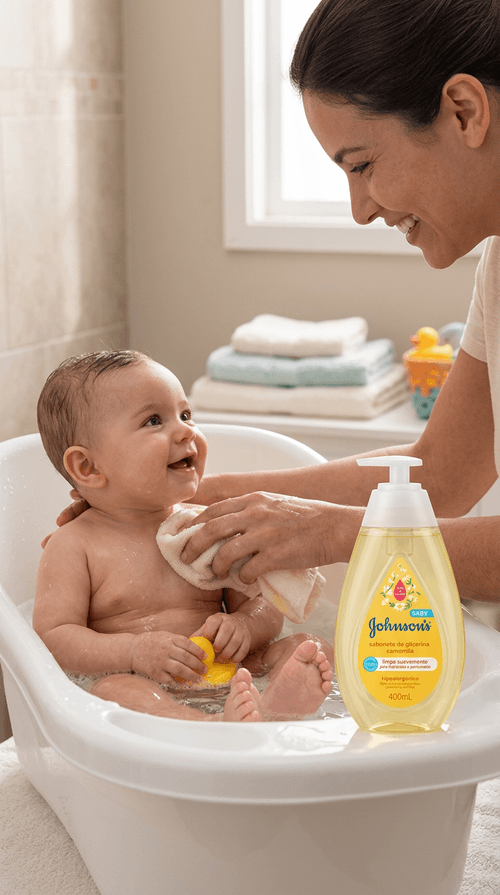 Sabonete Líquido Infantil Johnson's Baby Camomila 400ml