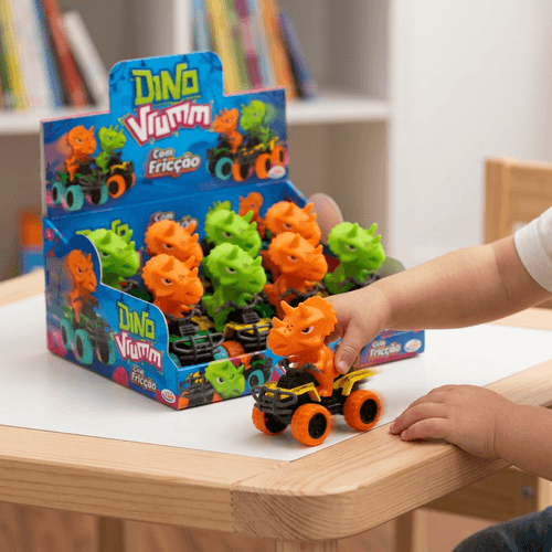 Brinquedo Zen Toys Coleção Dino Vrumm 1 Unidade