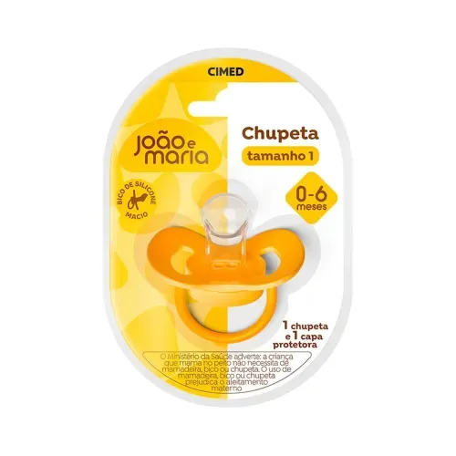 Chupeta João e Maria Silicone Tamanho 1