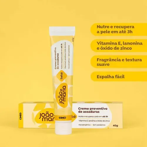 Creme para Assaduras João e Maria Cimed 40g