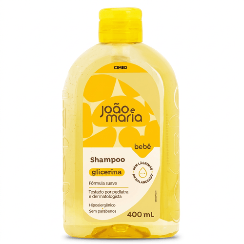 Shampoo Infantil Cimed João e Maria Glicerina 400ml