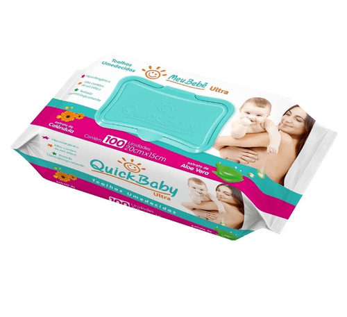 Lenço Umedecido Hygieline Meu Bebê Ultra 100 Unidades