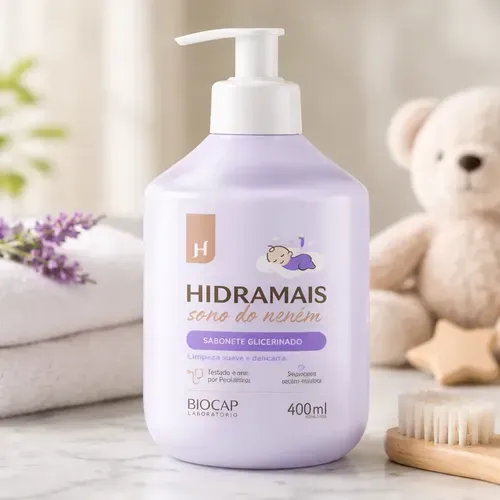 Sabonete Líquido Infantil Hidramais Sono do Neném Glicerinado 400ml
