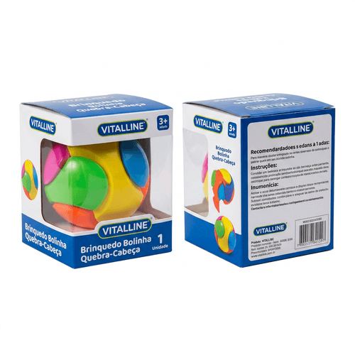 Brinquedo Zen Toys Bolinha Quebra-Cabeça 1 Unidade