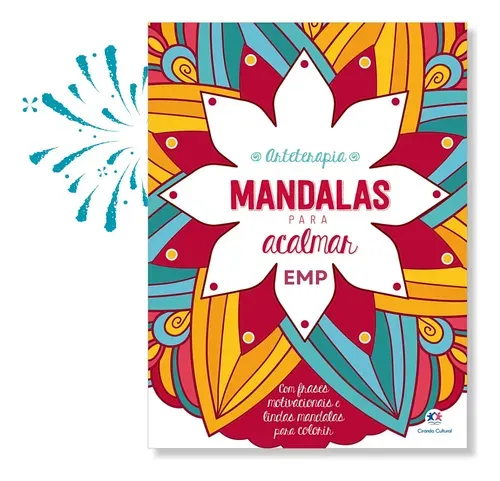 Livro de Colorir Dr. Good Mandalas para Acalmar 1 Unidade