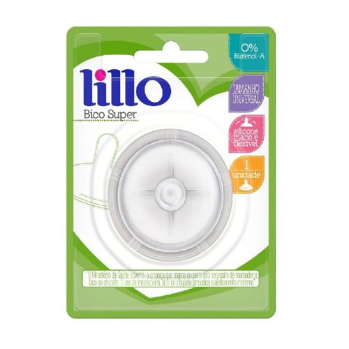 Bico de Mamadeira Lillo Super Silicone 1 Unidade