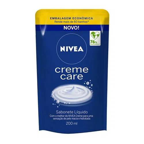 Sabonete Líquido Nivea Creme Care Refil 200ml