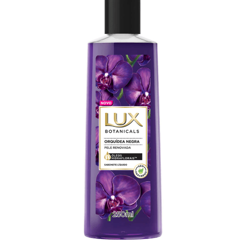 Sabonete Líquido Lux Botanicals Orquídea Negra 250ml