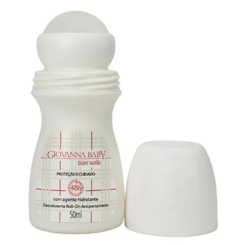 Desodorante Roll-On Feminino Giovanna Baby Blanc Vanilla 50ml