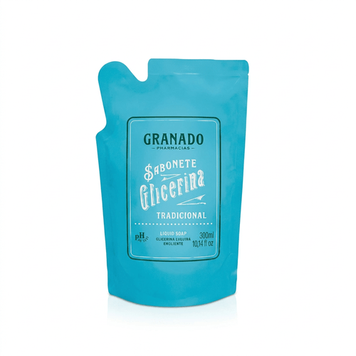 Sabonete Líquido Granado Glicerina Tradicional Refil 300ml