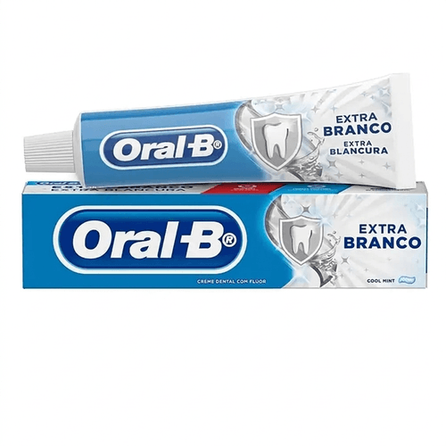 Creme Dental Oral-B Extra Branco Cool Mint 70g