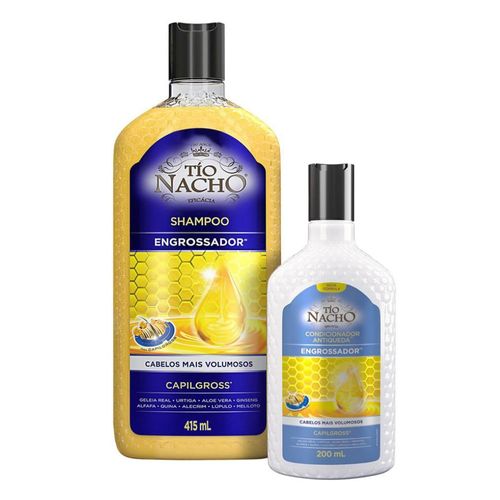 Kit Shampoo Tio Nacho Engrossador 415ml + Condicionador 200ml