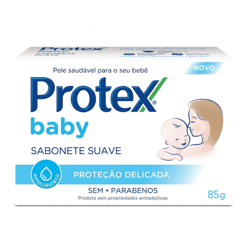 Sabonete em Barra Infantil Protex Baby Suave 85g