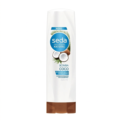 Condicionador Seda Recarga Natural Bomba de Coco 325ml