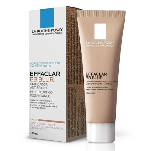 Base Effaclar BB Blur La Roche-Posay Cor Média - 20ml