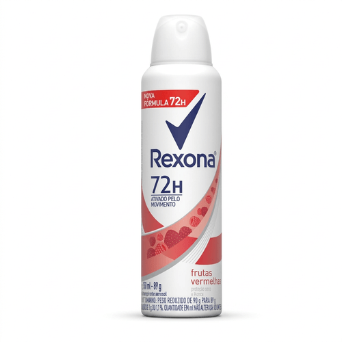 Desodorante Aerosol Feminino Rexona Frutas Vermelhas 150ml